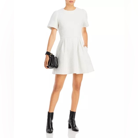 Aqua x Scout the City for Bloomingdales Fit & Flare Mini Baby Doll Dress Size M - Picture 4 of 6